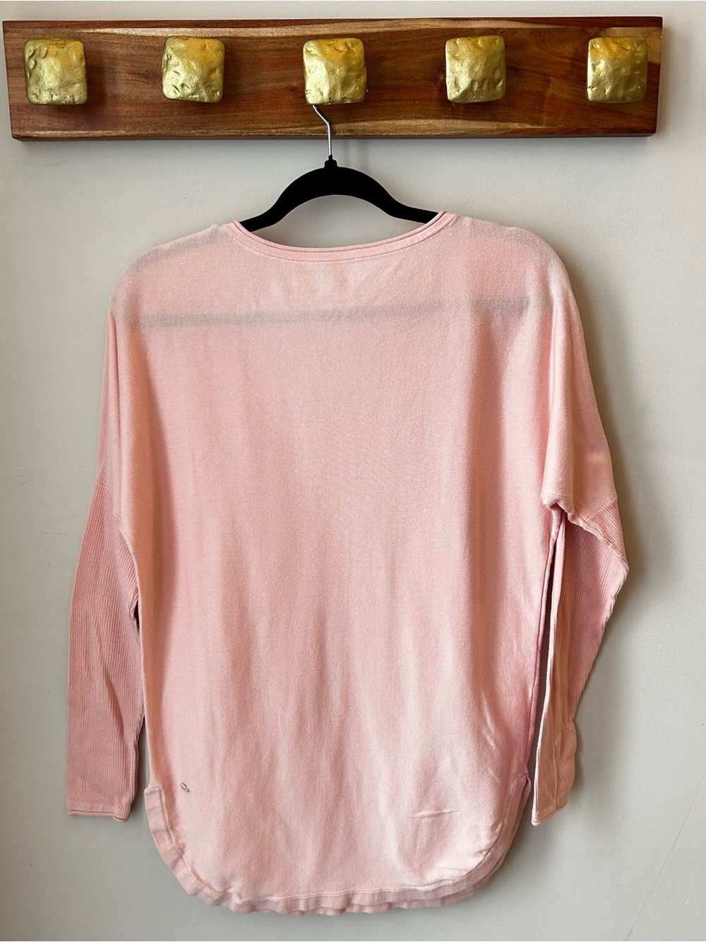 lululemon athletica Dusty Pink Crewneck Shirt Athleisure Size 6 Loungewear - Picture 6 of 13